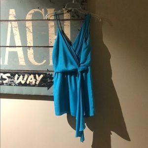 Suzy Chin for Maggy Boutique Blue Dress